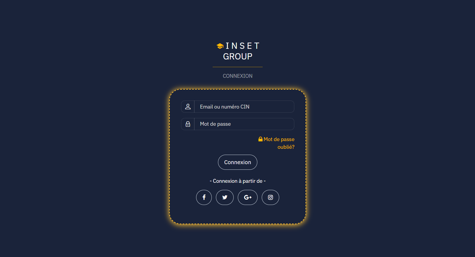 Système de Scolarité INSET